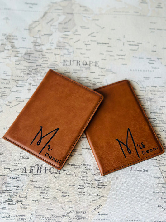 Leatherette Passport Covers