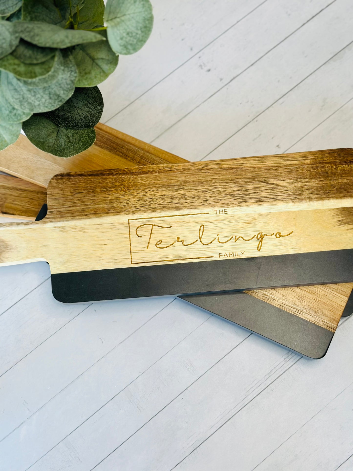 Slate & Acacia Wood Serving Board