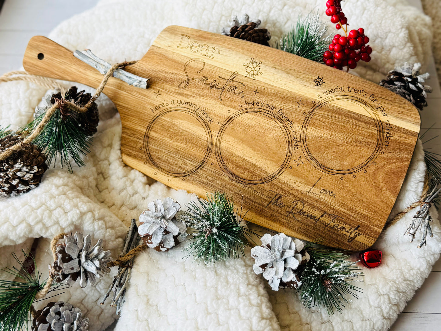 Personalized Santa Tray