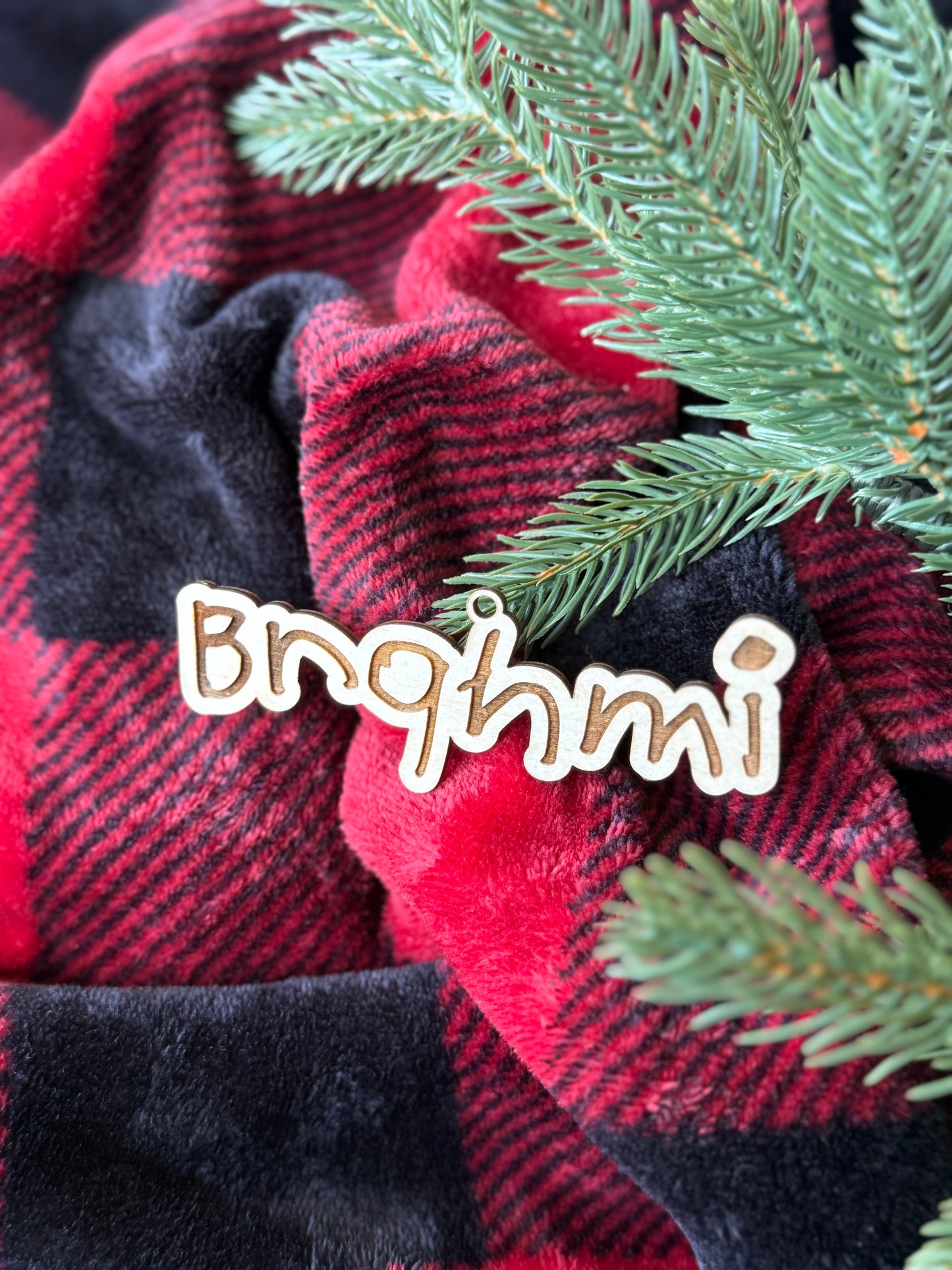 Handwritten Name Ornament